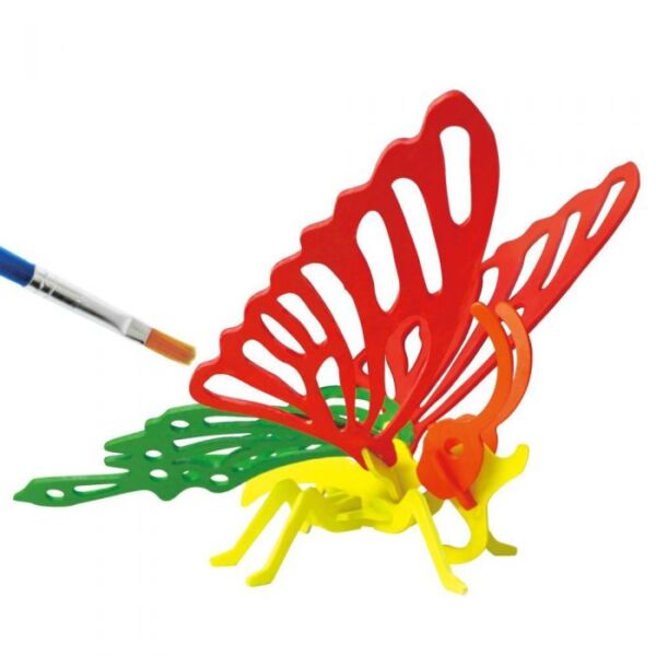 GT68016 3D Puzzle Paint Butterfly