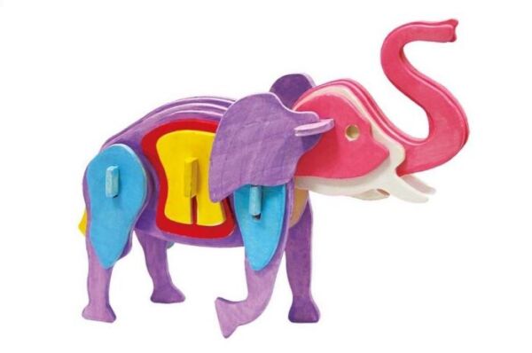 GT68021 3D Puzzle paint elephant