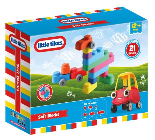GT8005 Little Tikes soft blocks set 21 pcs