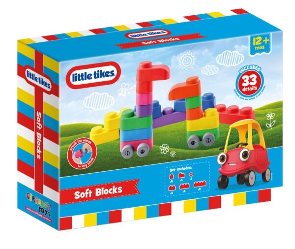 GT8006 Little Tikes soft blocks set 33 pcs