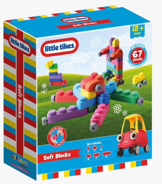 GT8007 Little Tikes soft blocks set 67 pcs
