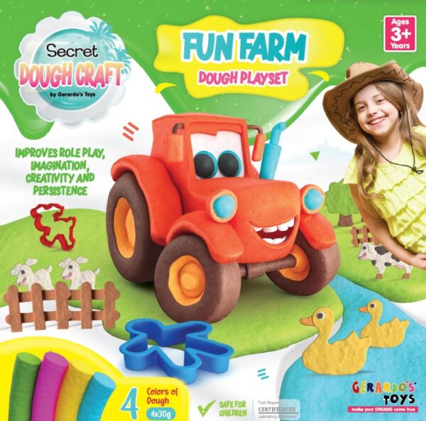 GT62204 Secret Dough Craft Fun farm