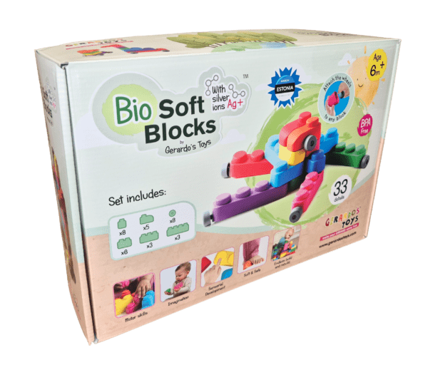 GT3103 Soft blocks set with wheels 33 pcs GT3103 Soft blocks set with wheels 33 pcs