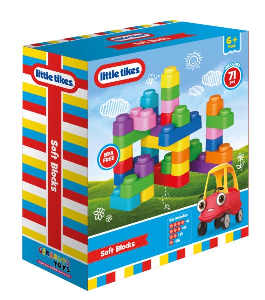 GT8000 Little Tikes soft blocks set 71 pcs GT8000 Little Tikes soft blocks set 71 pcs